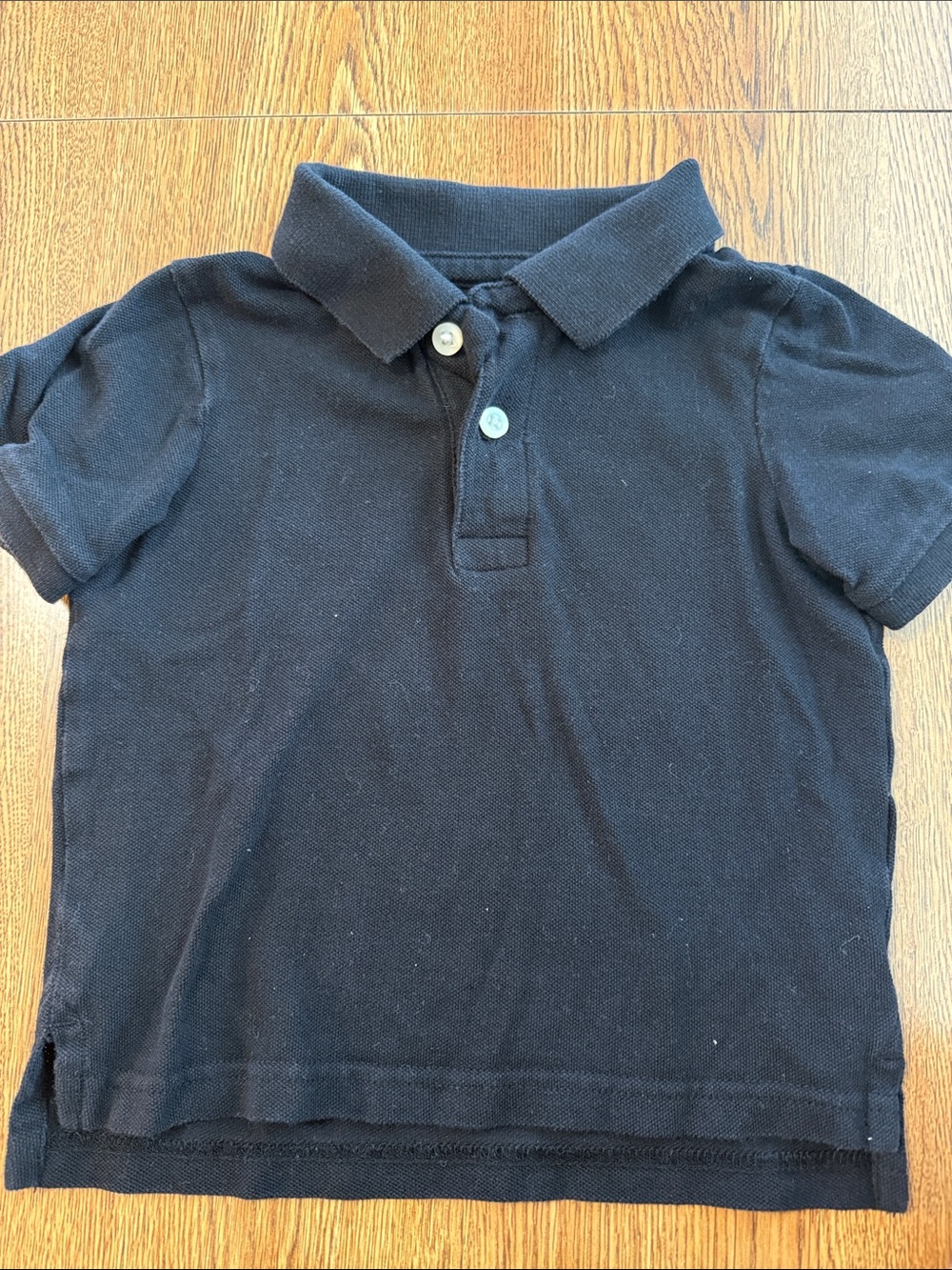The Children's Place Black Polo Shirt - Short Sleeve